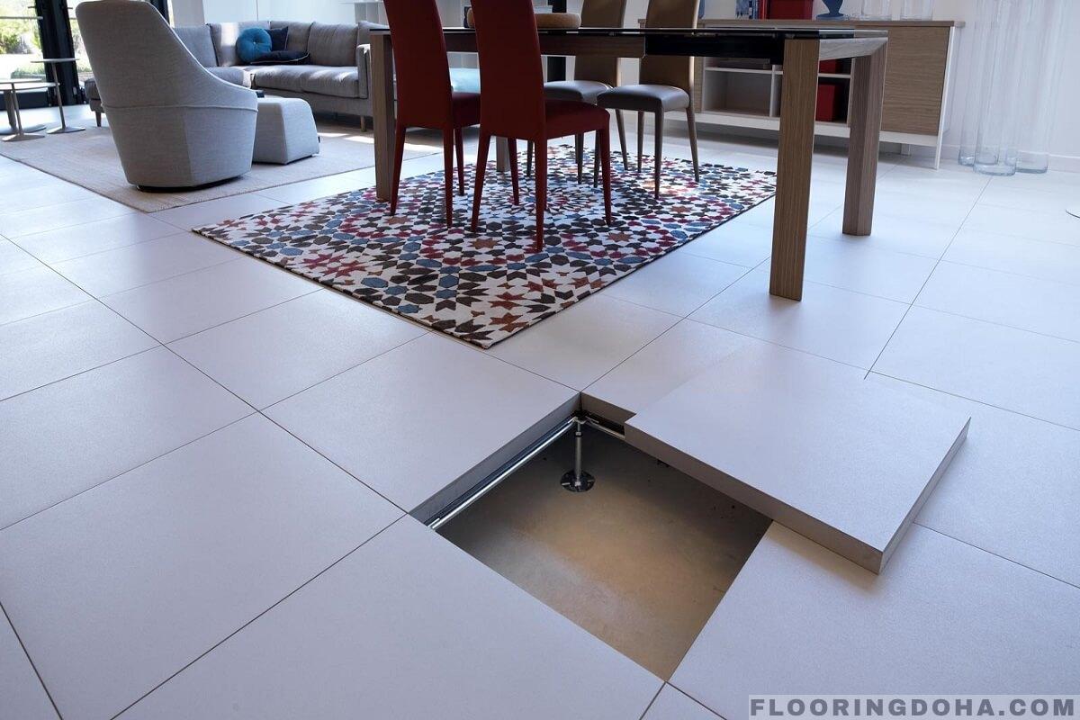 Raised flooring
