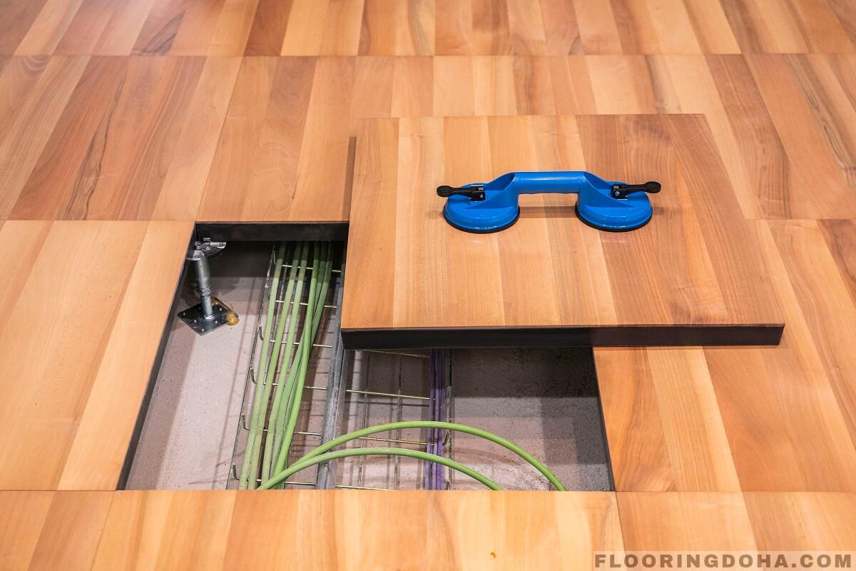 Raised flooring